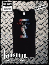 Carroll Shelby Red White Blue Cobra USA Logo Tank Top T-Shirt