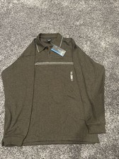 Van Heusen Men's Size L Pullover Sweater Brown Classic