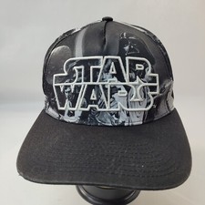 Star Wars Lucas Film Men's Baseball Cap Hat Snapback Black OSFM