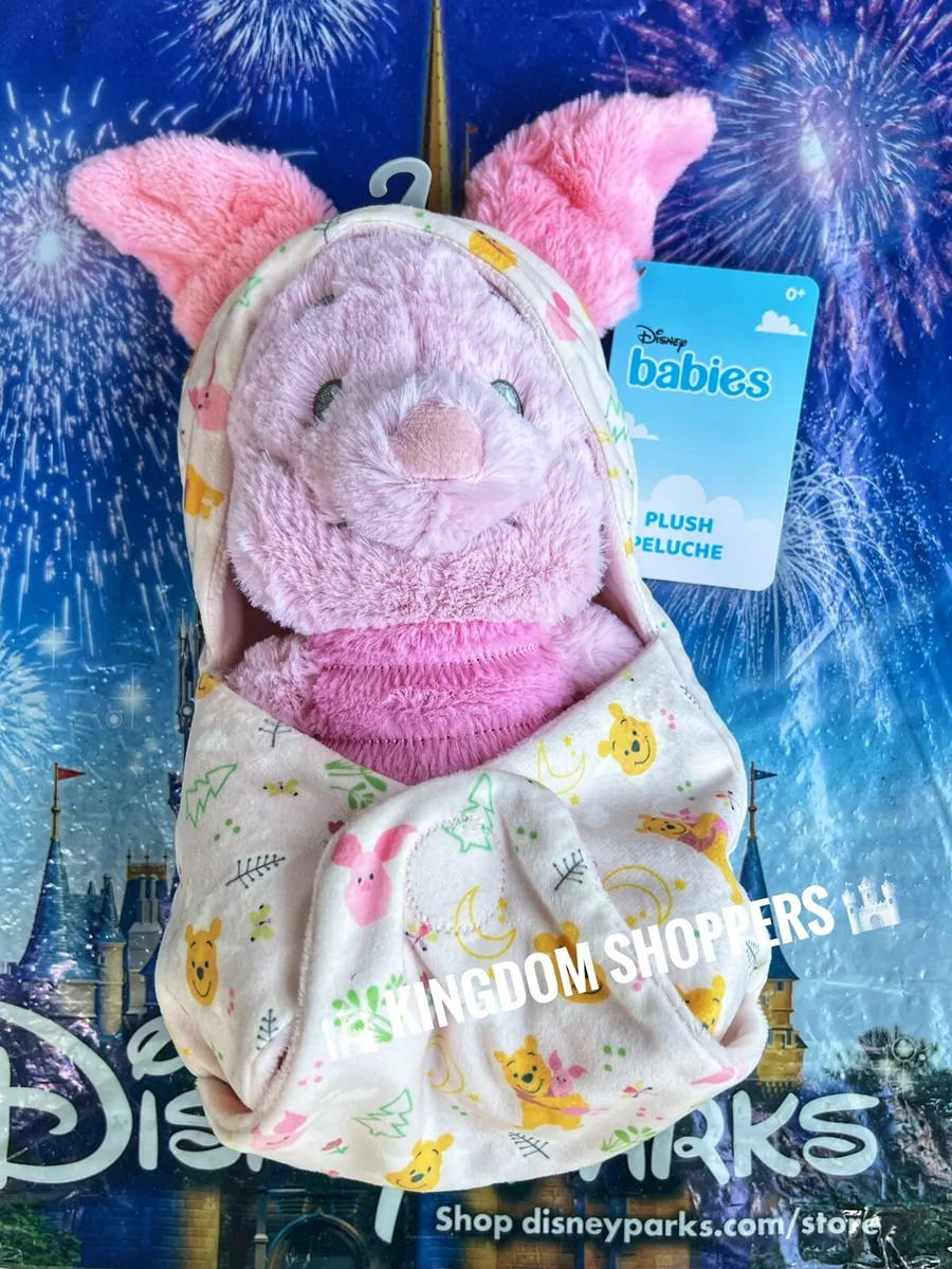 2023 Disney Parks Babies Baby Piglet Winnie The Pooh Blanket Pouch Plush New