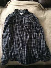 Calvin Klein Mens Western Long Sleeve Shirt Size Xl