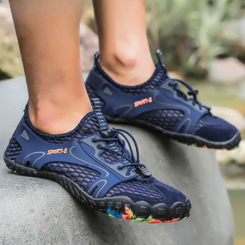 SAOLA Sneakers Uomo Traspiranti Asciugatura Rapida Sport Trekking Spiaggia Scalzi Scarpe Uomo