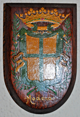 Kleine Modena Placca Plakette Schild Wappen Wappen Italien
