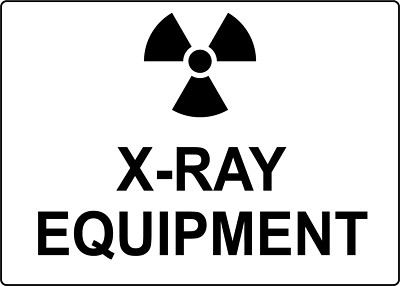 X-RAY EQUIPMENT 1 | Laminated Vinyl Decal Sticker Label | eBay