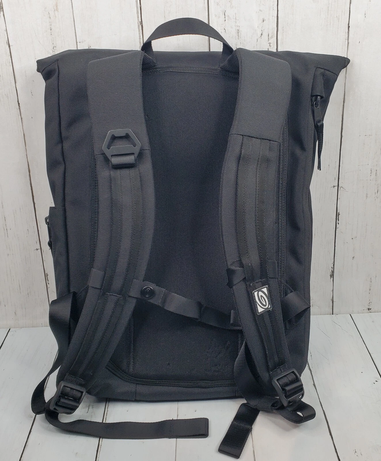 Zaino per laptop Mercari Timbuk2 Swig Flap 15" triplo nero tessuto tecnico cordura