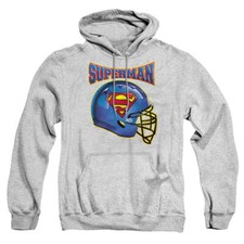 Superman "Football Helmet Shield" Pullover Hoodie, Sweatshirt or Long Sleeve Tee
