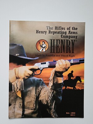 Henry Repeating Arms 2011 Catalog Brochure Shotgun Rifle consumer ...