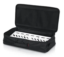 Gator GPB-BAK-WH WHITE Large aluminum pedal board with Gator carry bag and botto
