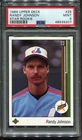 1989 Upper Deck #25 Randy Johnson RC PSA 9 ++ HOF Montreal Expos