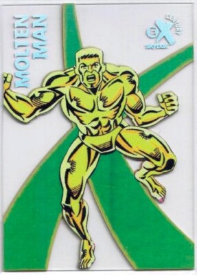 Spider-Man 2017 Fleer Ultra: EX Century EX40 Molten Man