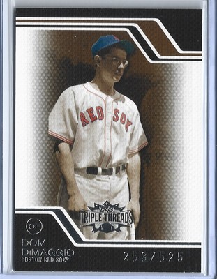 Dom DiMaggio 2008 Topps Triple Threads Sepia #91 SN 253/525