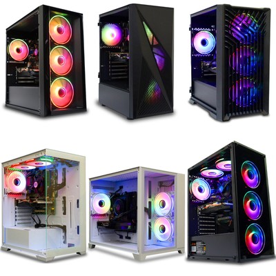 Intel Quad Core i5 Gaming PC Desktop Computer 8GB RAM 1TB + 120GB SSD Windows 10