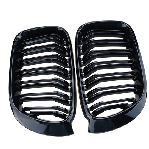 Gloss Black Front Kidney Grille Grill For 2014 2015 2016 2017 BMW X3 F25 X4 F26 - Bild 5 von 6