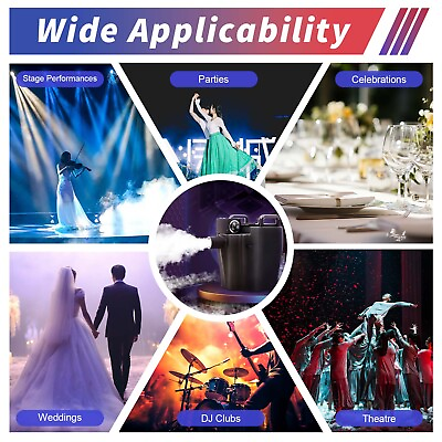 #ad #ad Dry Ice Low Lying Club DJ Party Smoke Effect Machine Dry Ice Fog Machine 150m² $219.99