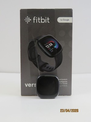 Fitbit Versa 4 Fitness Smartwatch - Black (DEFECTIVE) [A167]