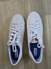Women's Keds kickstart White Canvas Sneakers Size 8