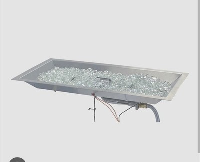Outdoor GreatRoom Linear Crystal Fire Plus Fire  Burner Kit CFP1242 LP/NG