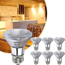 PAR20 Flood 39W 120V 480 Lumens- 6 Pack PAR20 Flood Light Bulbs with E26 Base, P