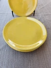Frankoma Yellow 6G Salad Plates X4 Excellent Condition!!!!!