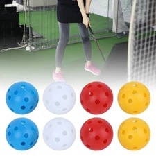 20Pcs Mixed Color Plastic Airflow Hollow Training  Ball Indoor Sports