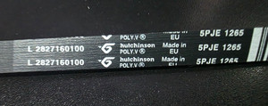 Hutchinson 5PJE 1265 Waschmaschine Trommel Antriebsriemen BEKO etc