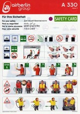 Karta bezpieczeństwa Air Berlin A330