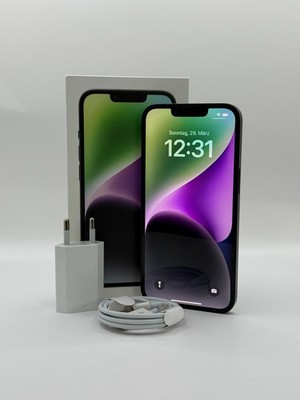Apple iPhone 14 - 128 GB - Mitternacht - Sehr gut   Blitzversand 