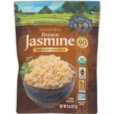 Riz Brun Jasmine Hom Mali Thaï Bio 8 Oz (Caisse De 6)
