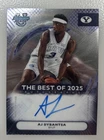 Topps Bowman University Best Basketball AJ Dybantsa BYU BA-AD Auto Insert