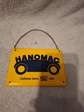 Hanomag Werbung Blechschild Werbung Reklame 1993 Original Vintage