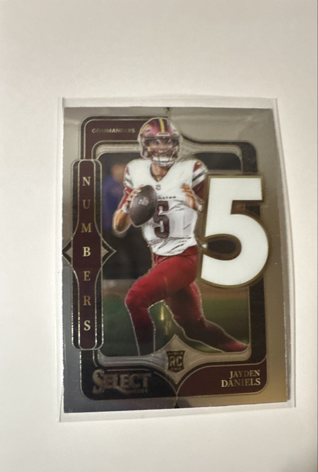 2024 Panini Select - Select Numbers Jayden Daniels #23 Silver Prizm (RC)