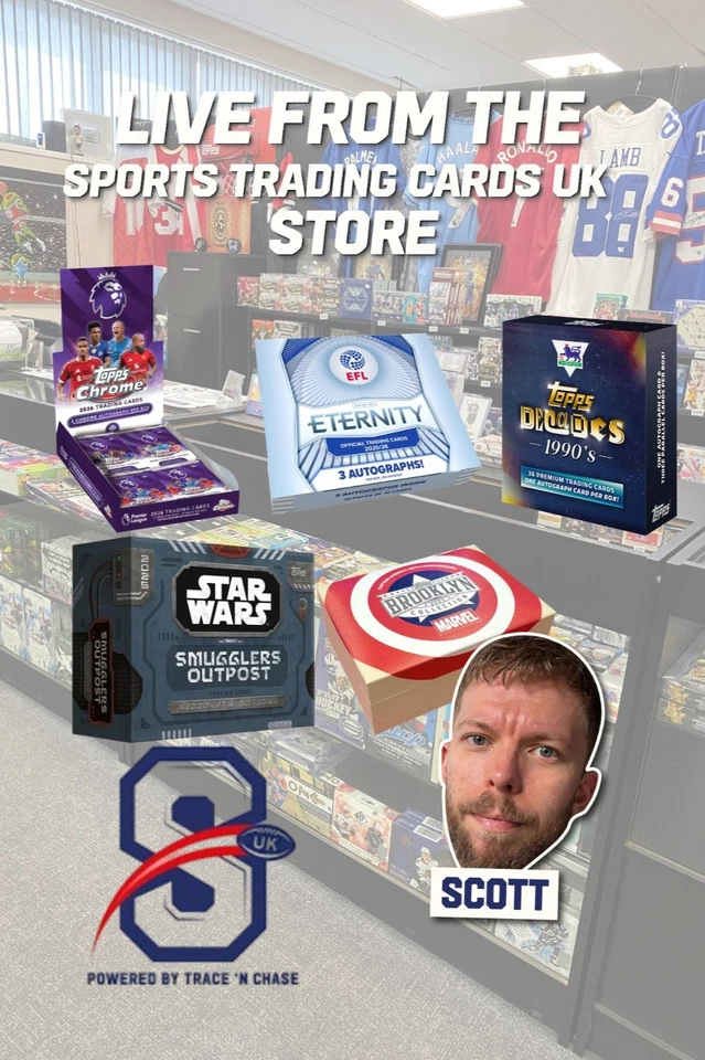 Live from the Sports Trading Cards UK Store 24 Hours of Drops on ebay live