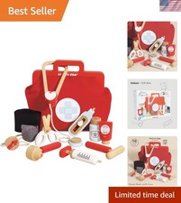 Pretend Play Doctor Medical Kit for Toddlers - Safe  Interactive 10-Piece Set
