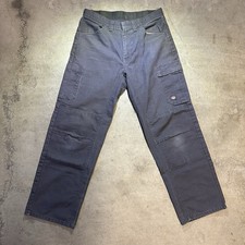 Red Kap Men  s Performance Shop Work Pants Charcoal Gray Size 32 Cargo Pockets