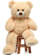 Giant Teddy Bear 35.4'' Giant Stuffed Animal Big Bear Plush Toy