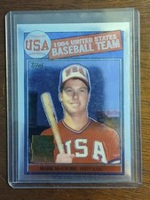 Mark McGwire 2000 Topps Chrome Rookie - Reprint '1984 USA Baseball Team'
