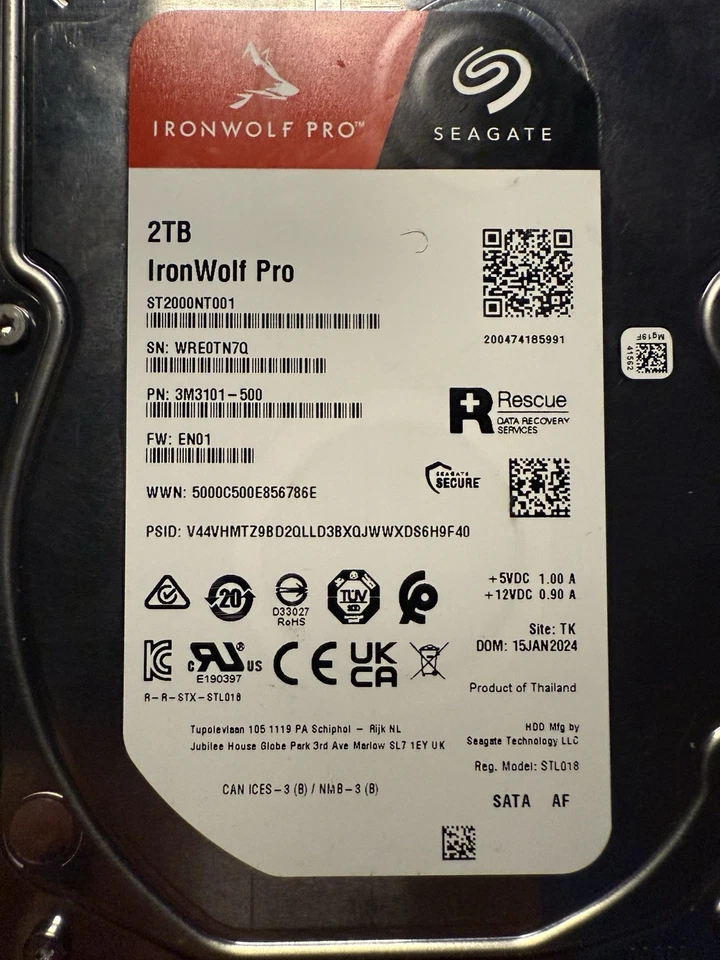 Seagate Ironwolf Pro 2tb St2000nt001 - Image 3 of 4