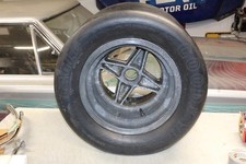 Vintage Patrick Racing Indy Car Magnesium Wheel Goodyear Tire Andretti Johncock Vintage Patrick Racing Indy Car Magnesium Wheel Goodyear Tire Andretti Johncock