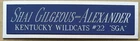 New ListingSHAI GILGEOUS-ALEXANDER SGA KENTUCKY NAMEPLATE FO Signed Basketball-JERSEY-PHOTO