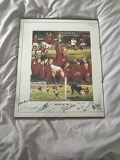 England 1966 World Cup Winners Signed Framed Print - Brian West - Boys Of 66