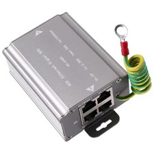 4 Ports 100M Cable -Arrester RJ45 Camera Thunder Multi Port Monitoring 8885