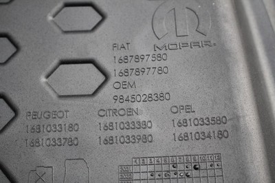 1681033380 Original Mopar Fussmatten vorne gesteppt Peugeot Citroen Opel Fiat