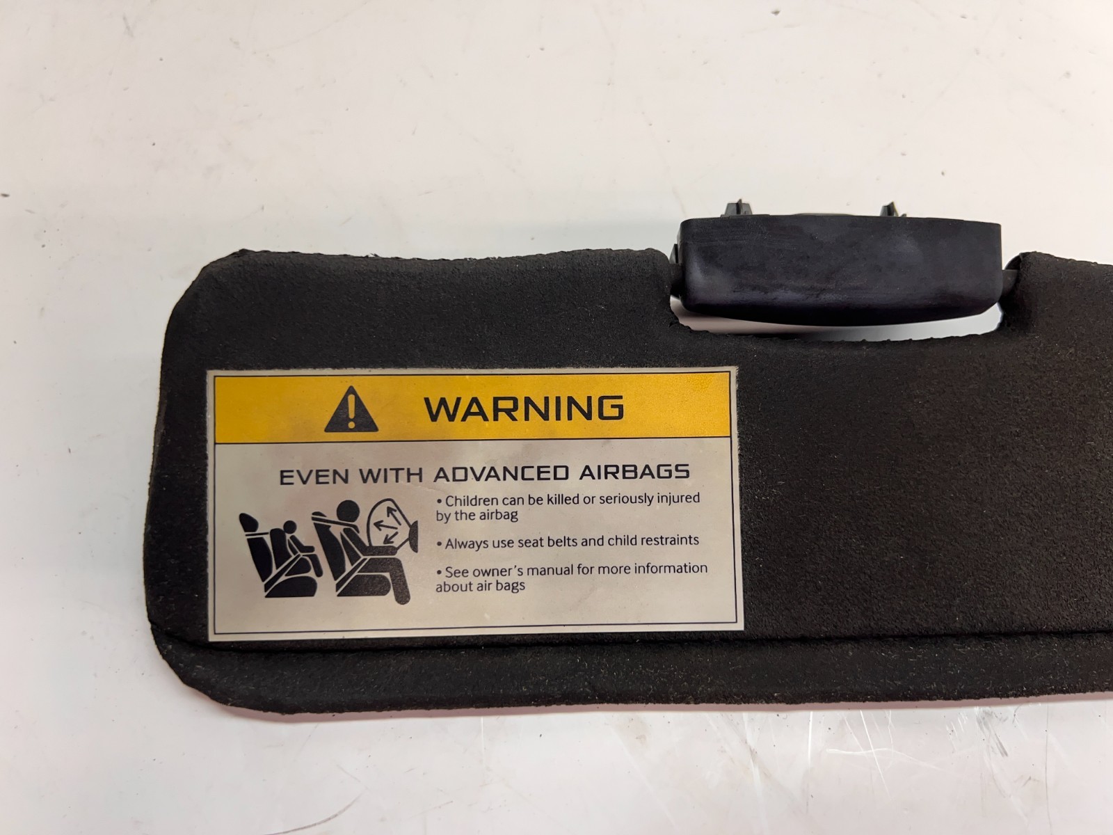 MCLAREN 650S DRIVER LEFT SIDE LH SUN VISOR ALCANTARA OEM 11N3115CP