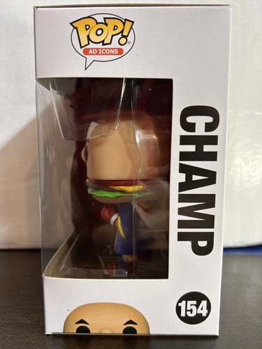 Champ Jollibee Ad Icons Vaulted Funko Pop 154 With Protector - Picture 10 of 12