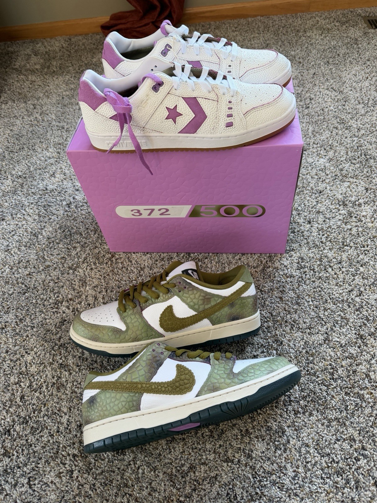 Nike SB Special Box Pack Alexis Sablone Chameleon + Converse CONS AS-1 Pro /500 image 9