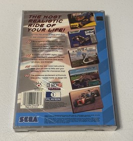 Formula One World Championship: Beyond the Limit (Sega CD, 1994) W/reg Card