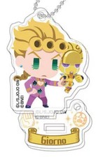 JoJo's Bizarre Adventure Giorno Giovanna Acrylic Stand Keychain Used