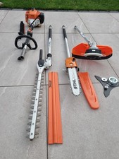 stihl KM94  professional combi set. strimmer, long reach hedge cutter pole saw