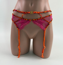 Victoria's Secret Floral Lace Sheer Lingerie Garter  Multicolor Size XS/S NWT