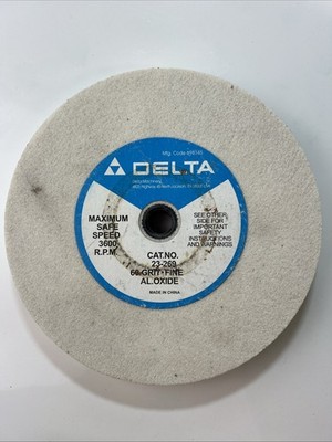 Delta Grinding White Wheel 60 Grit-Fine 8'' Diameter 23-269